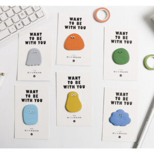 กระดาษโพสอิท ลายน่ารัก มีกาวในติด ติดได้เลย Post it น่าใช้งาน 1 ชุด 30 แผ่น
